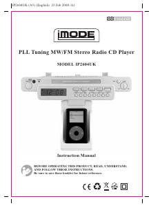 Handleiding iMode IP2604UK Radio