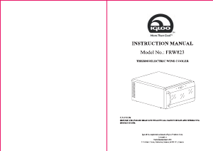 Manual Igloo FRW823 Wine Cabinet