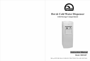Manual Igloo MWC497 Water Dispenser