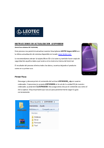 Manual de uso Leotec LESPH5003B Argon A250B Teléfono móvil