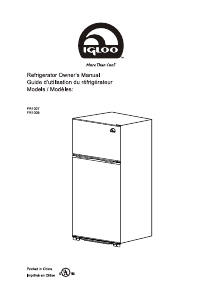 Mode d’emploi Igloo FR1007 Réfrigérateur combiné