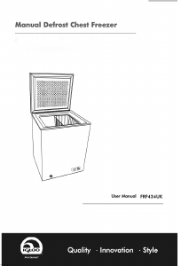 Manual Igloo FRF434UK Freezer