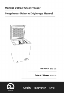 Manual Igloo FRF436 Freezer