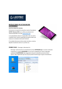 Manual de uso Leotec LESPH5503B Titanium S155B Teléfono móvil