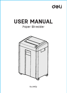 Manual Deli E9952 Paper Shredder