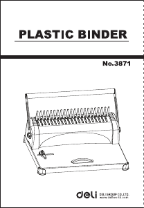 Manual Deli E3871 Binding Machine