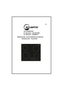 Mode d’emploi Atlantic ATLCK60X10X Table de cuisson