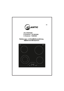 Manual Atlantic ATLCK60X20X Hob