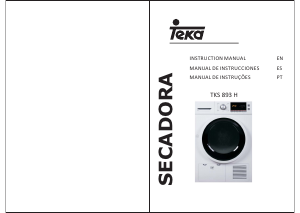 Manual Teka TKS 893 H Máquina de secar roupa