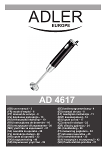 Handleiding Adler AD 4617 Staafmixer