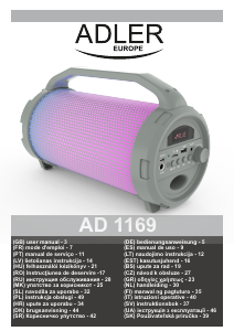 Manual Adler AD 1169 Speaker