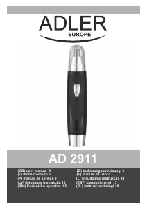 Handleiding Adler AD 2911 Neushaartrimmer