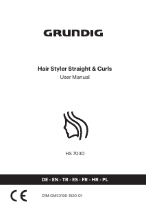 Manual Grundig HS 7030 Hair Straightener