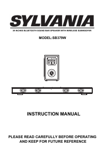 Mode d’emploi Sylvania SB379W Haut-parleur