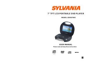 Manual Sylvania SDVD7045 DVD Player