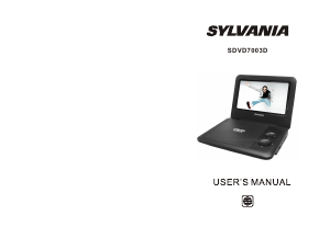 Manual Sylvania SDVD7003D DVD Player