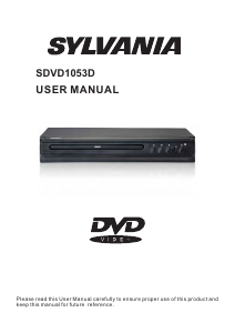 Manual Sylvania SDVD1053D DVD Player