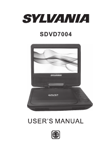 Manual Sylvania SDVD7004 DVD Player