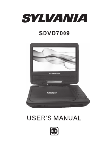 Manual Sylvania SDVD7009 DVD Player