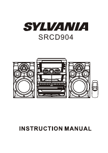 Handleiding Sylvania SRCD904 Stereoset