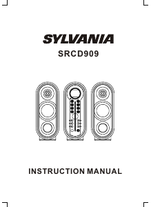 Manual Sylvania SRCD909 Stereo-set