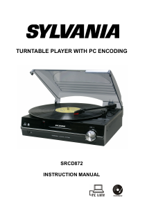 Manual Sylvania SRCD872 Turntable