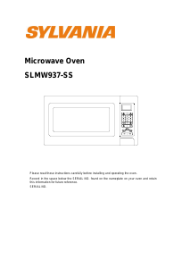 Manual Sylvania SLMW937-SS Microwave