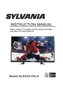 Manual Sylvania SLED3215A-D LED Television