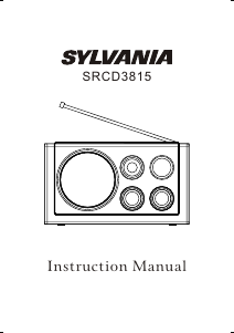 Manual Sylvania SRCD3815 Radio