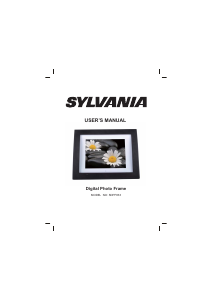 Manual Sylvania SDPF833 Digital Photo Frame