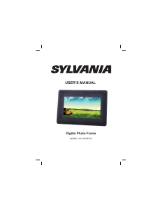 Manual Sylvania SDPF752 Digital Photo Frame