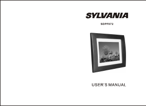 Manual Sylvania SDPF872 Digital Photo Frame