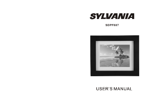 Manual Sylvania SDPF887 Digital Photo Frame