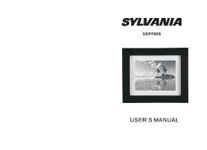 Manual Sylvania SDPF808 Digital Photo Frame