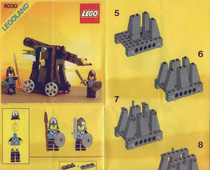 Bruksanvisning Lego set 6030 Castle Katapult