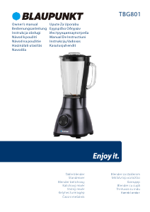 Instrukcja Blaupunkt TBG801 Blender