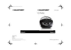 Bedienungsanleitung Blaupunkt RCD 204 Stereoanlage