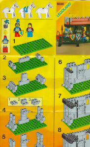 Manual Lego set 6041 Castle Armor shop