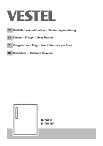 Manual Vestel K-T041L Refrigerator