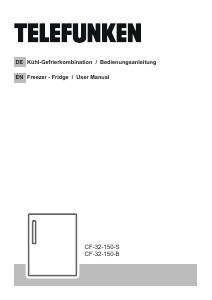 Bedienungsanleitung Vestel CF-32-150-B Kühlschrank