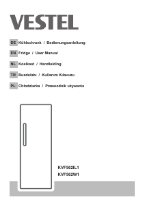 Bedienungsanleitung Vestel KVF562IL1 Kühlschrank