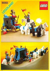 Bedienungsanleitung Lego set 6055 Castle Gefangenenkutsche