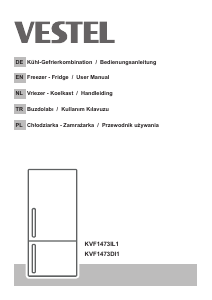 Bedienungsanleitung Vestel KVF1473IL1 Kühl-gefrierkombination