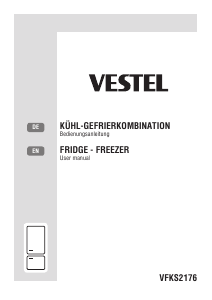 Handleiding Vestel VFKW2236 Koel-vries combinatie