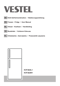 Manual Vestel KVF382IL1 Fridge-Freezer