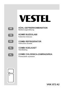 Handleiding Vestel VKK872A2 Koel-vries combinatie