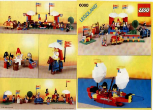 Manual de uso Lego set 6060 Castle El desafío de caballero