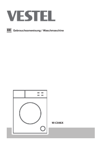Bedienungsanleitung Vestel W-C046X Waschmaschine