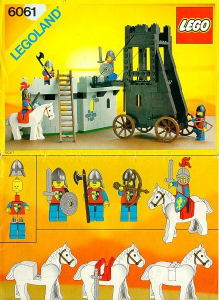 Bruksanvisning Lego set 6061 Castle Belägringstorn