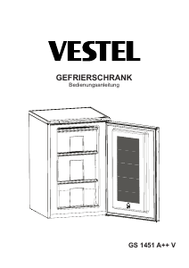Bedienungsanleitung Vestel GS1451A++ Gefrierschrank